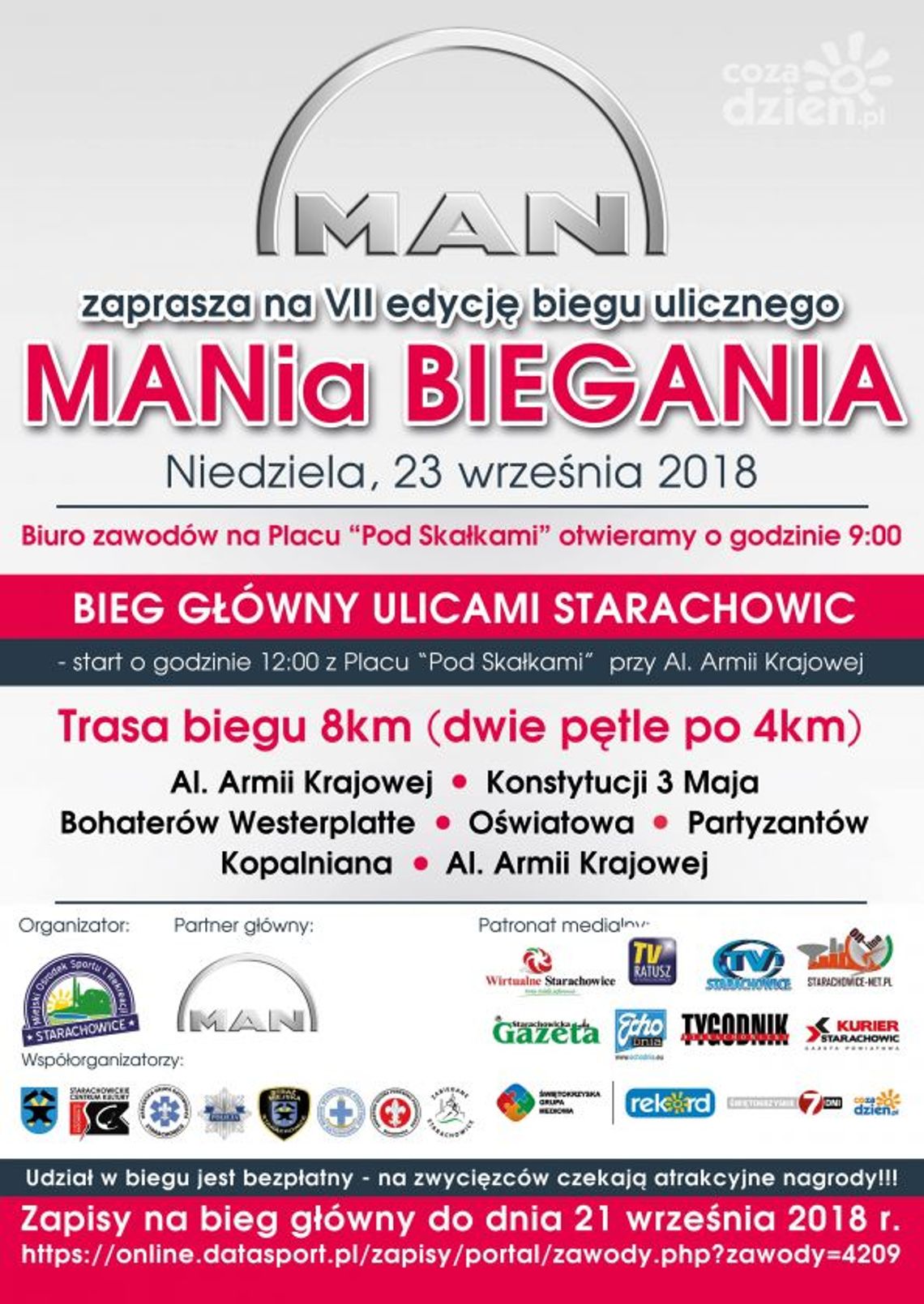 Ruszyło odliczanie do VII MANi Biegania Ruszyło odliczanie do VII MANi Biegania