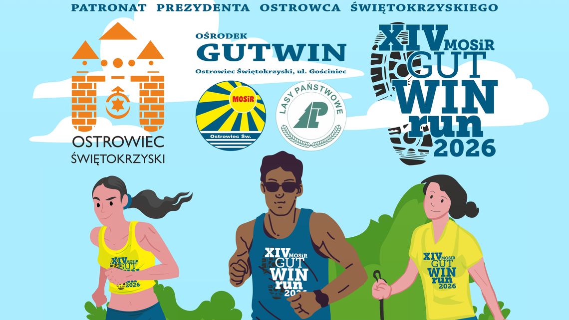 Ruszyły zapisy do 2. rundy XIV MosirGutwinRun 2026! Ruszyły zapisy do 2. rundy XIV MosirGutwinRun 2026!