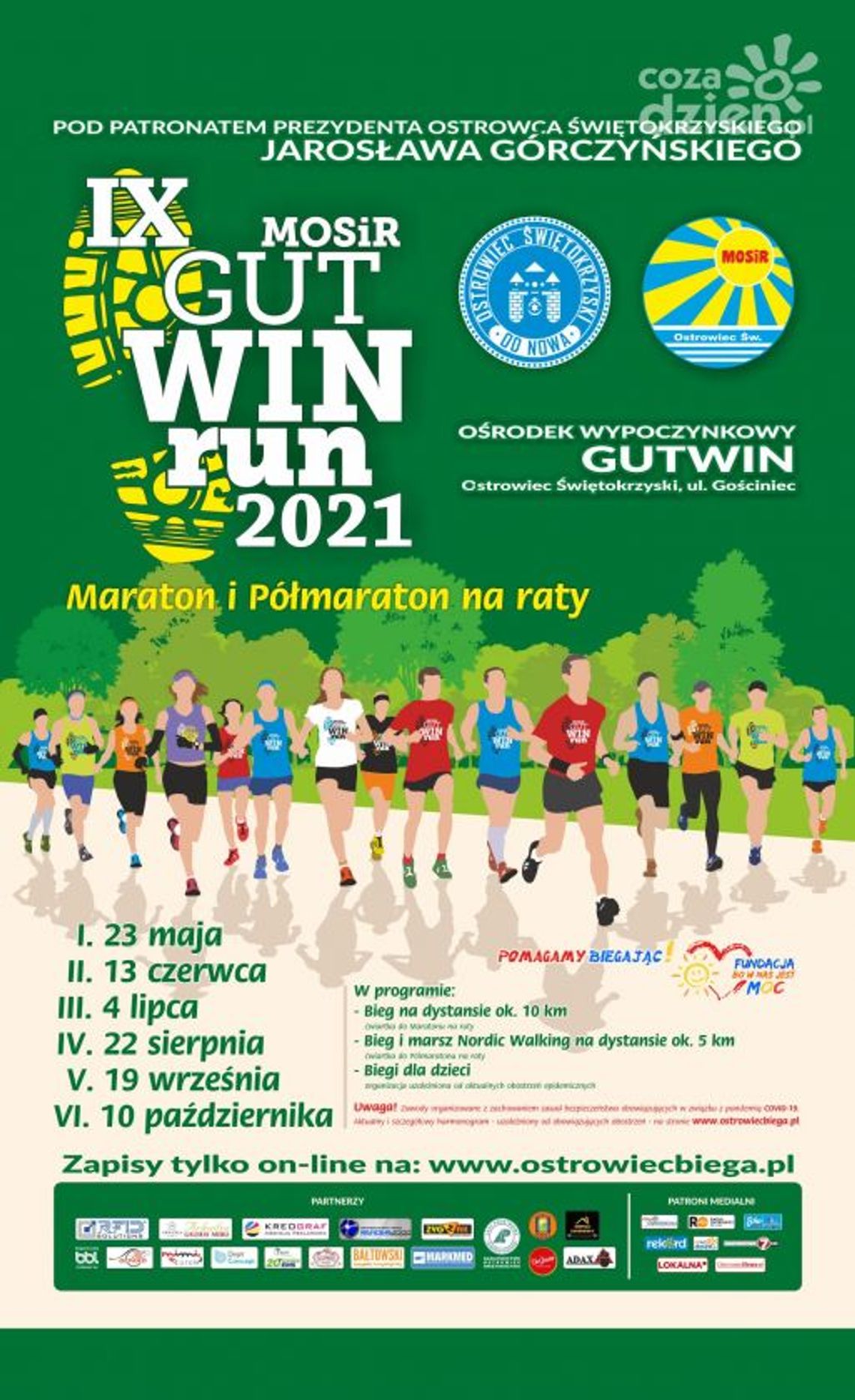 Ruszyły zapisy do IX MosirGutwinRun 2021! Ruszyły zapisy do IX MosirGutwinRun 2021!