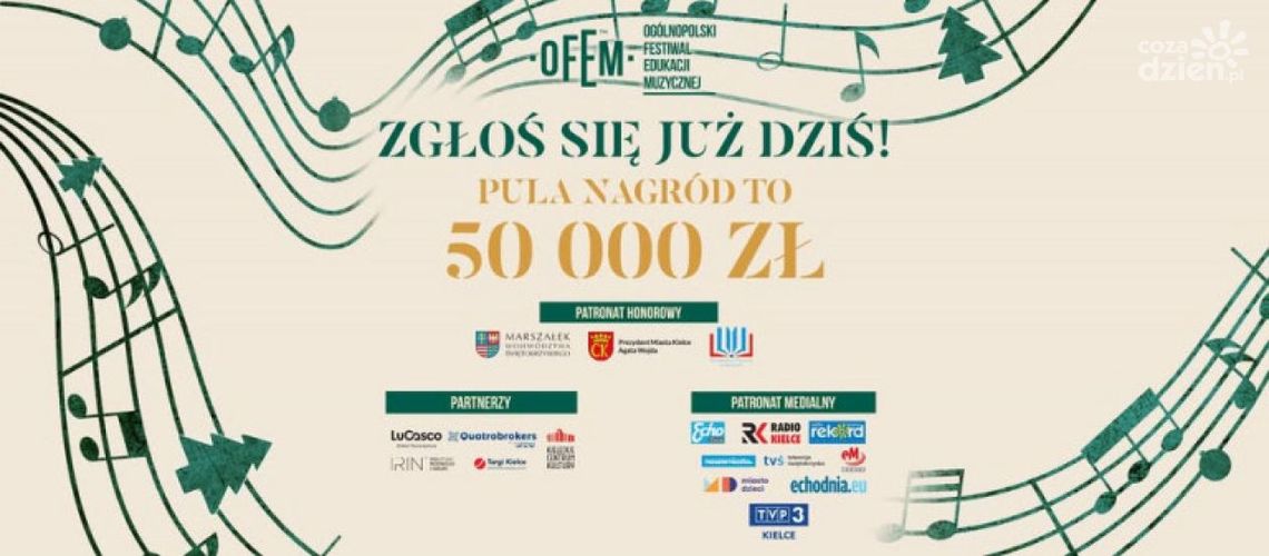Ruszyły zapisy do Ogólnopolskiego Festiwalu Edukacji Muzycznej Ruszyły zapisy do Ogólnopolskiego Festiwalu Edukacji Muzycznej