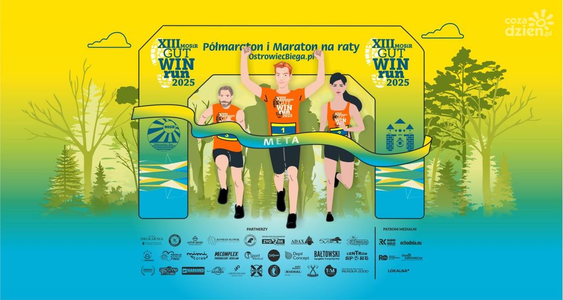 Ruszyły zapisy do trzeciej rundy XIII MosirGutwinRun 2025!
Ruszyły zapisy do trzeciej rundy XIII MosirGutwinRun 2025!