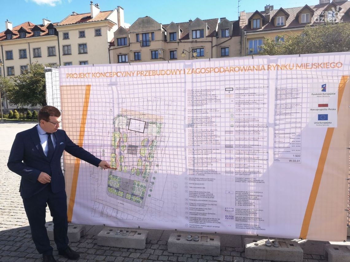 Rynek w Ostrowcu Świętokrzyskim do zmiany! Jest koncepcja jego zagospodarowania Rynek w Ostrowcu Świętokrzyskim do zmiany! Jest koncepcja jego zagospodarowania