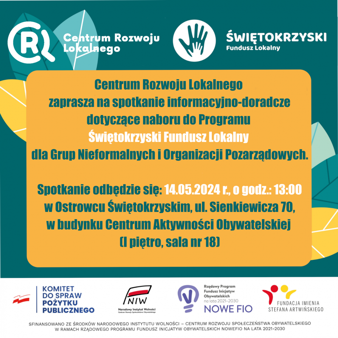 Są fundusze na dotacje dla nieformalnych grup i NGO Są fundusze na dotacje dla nieformalnych grup i NGO