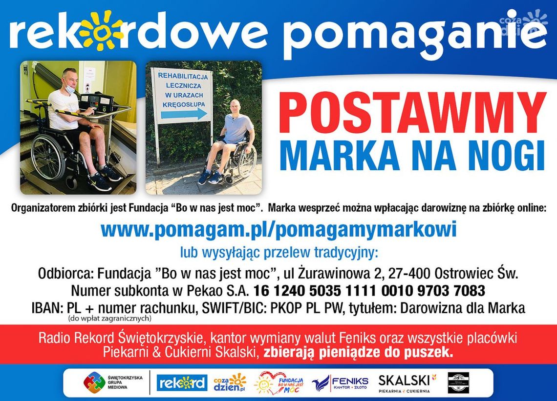 Są pierwsze efekty zbiórki na leczenie Marka