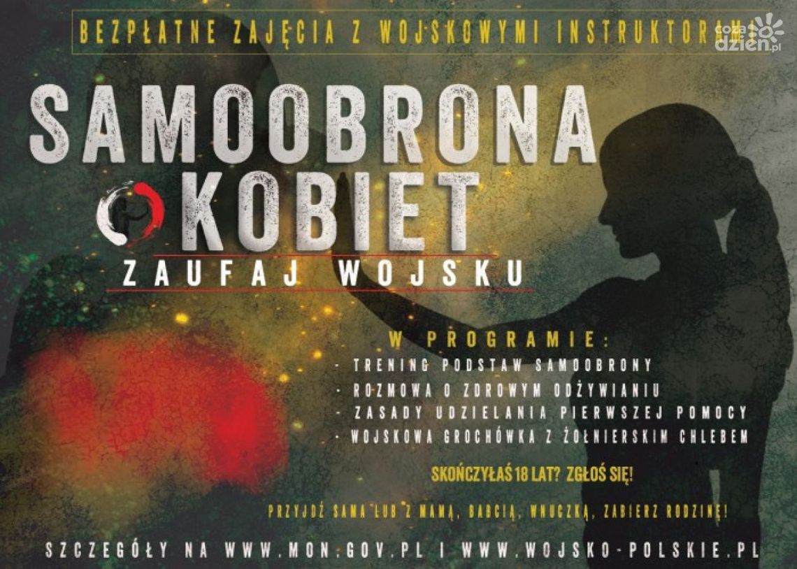 „Samoobrona kobiet – zaufaj wojsku” – ruszają zapisy na bezpłatne treningi „Samoobrona kobiet – zaufaj wojsku” – ruszają zapisy na bezpłatne treningi
