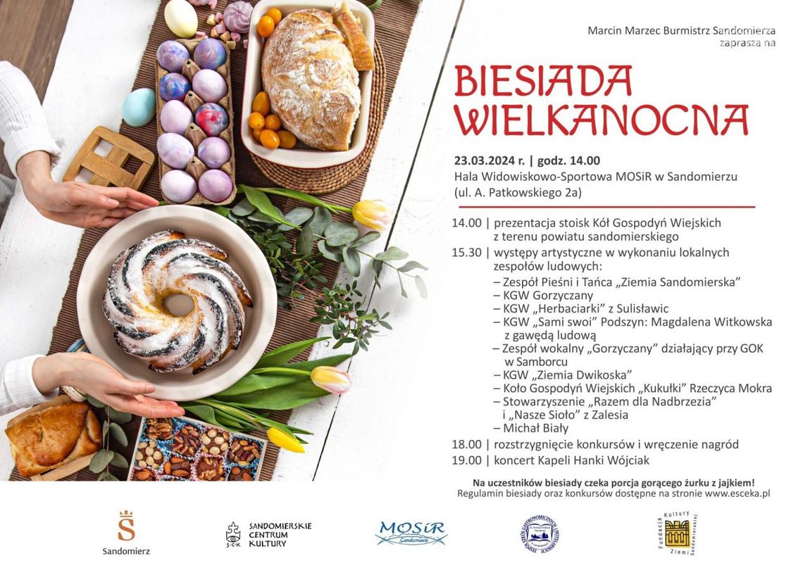 Sandomierska Biesiada Wielkanocna pełna smakołyków Sandomierska Biesiada Wielkanocna pełna smakołyków