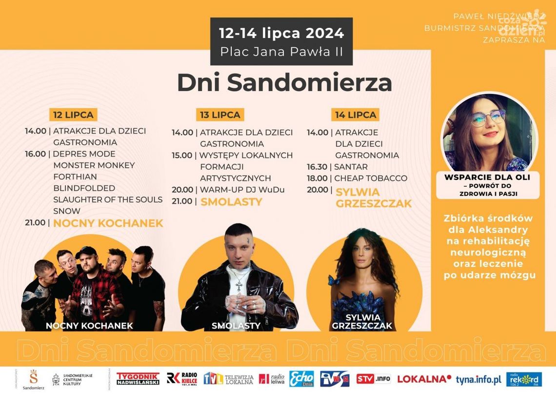 Sandomierz będzie się bawił na święcie miasta 