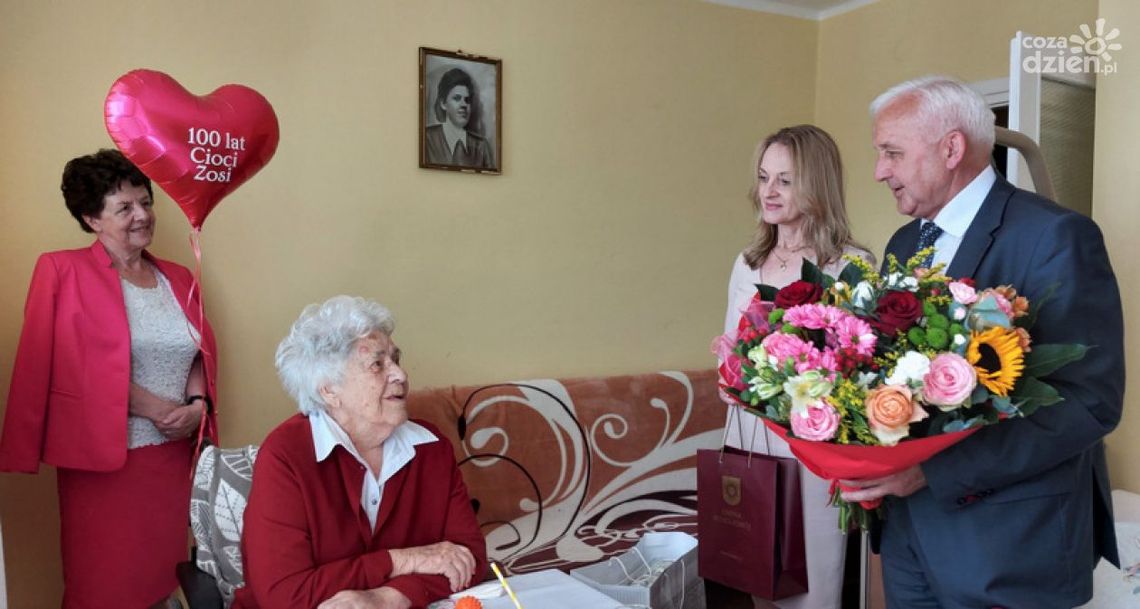 Setne urodziny mieszkanki Buska-Zdroju Setne urodziny mieszkanki Buska-Zdroju