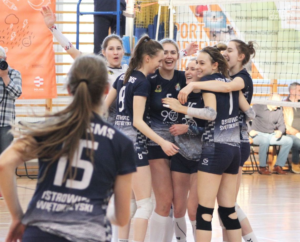 Siatkarki SMS KSZO w grze o drugą ligę.