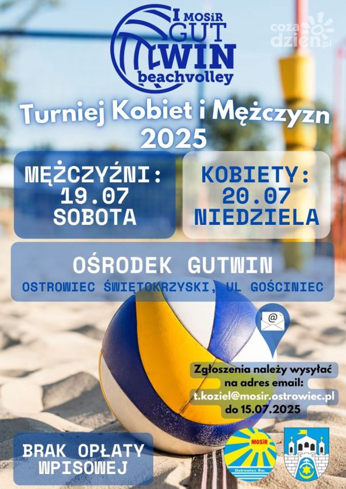 Siatkówka na plażowym piasku tym razem dla dorosłych Siatkówka na plażowym piasku tym razem dla dorosłych