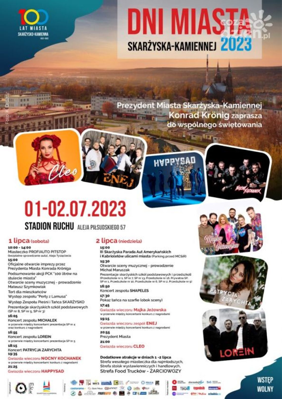 Skarżysko zaprasza w najbliższy weekend na Dni Miasta Skarżysko zaprasza w najbliższy weekend na Dni Miasta