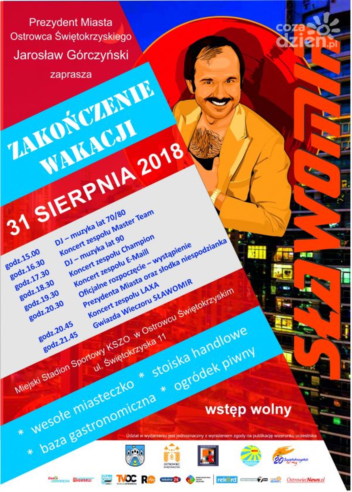 SŁAWOMIR na zakończenie wakacji w Ostrowcu SŁAWOMIR na zakończenie wakacji w Ostrowcu