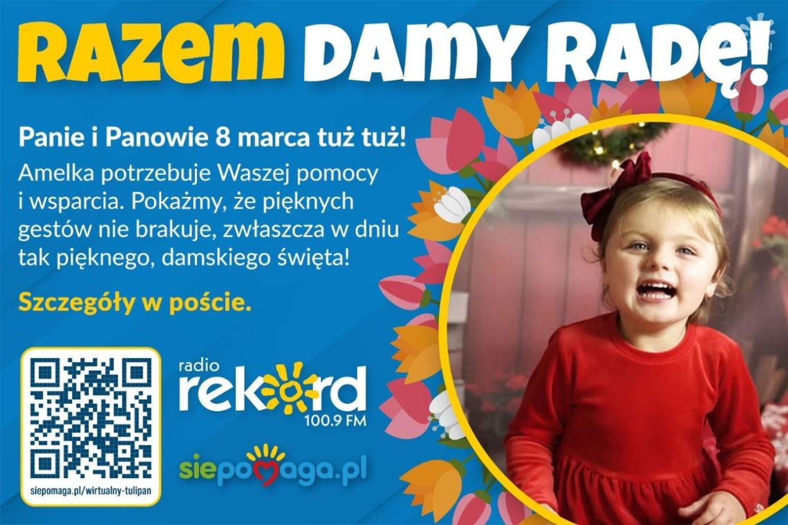 Ślijmy "wirtualne tulipany" dla Amelki Ślijmy "wirtualne tulipany" dla Amelki