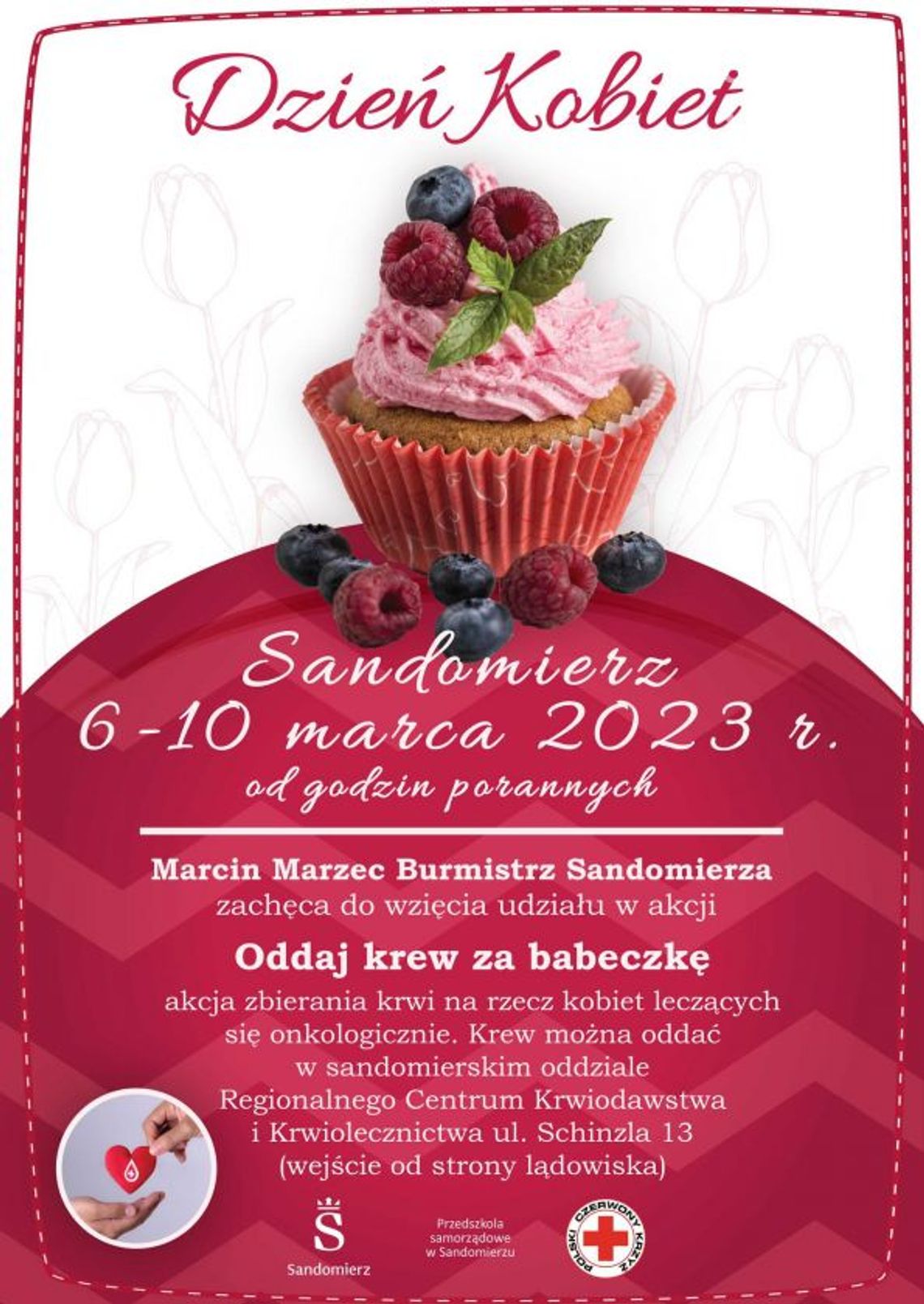 Słodkie podziękowanie za oddaną krew 