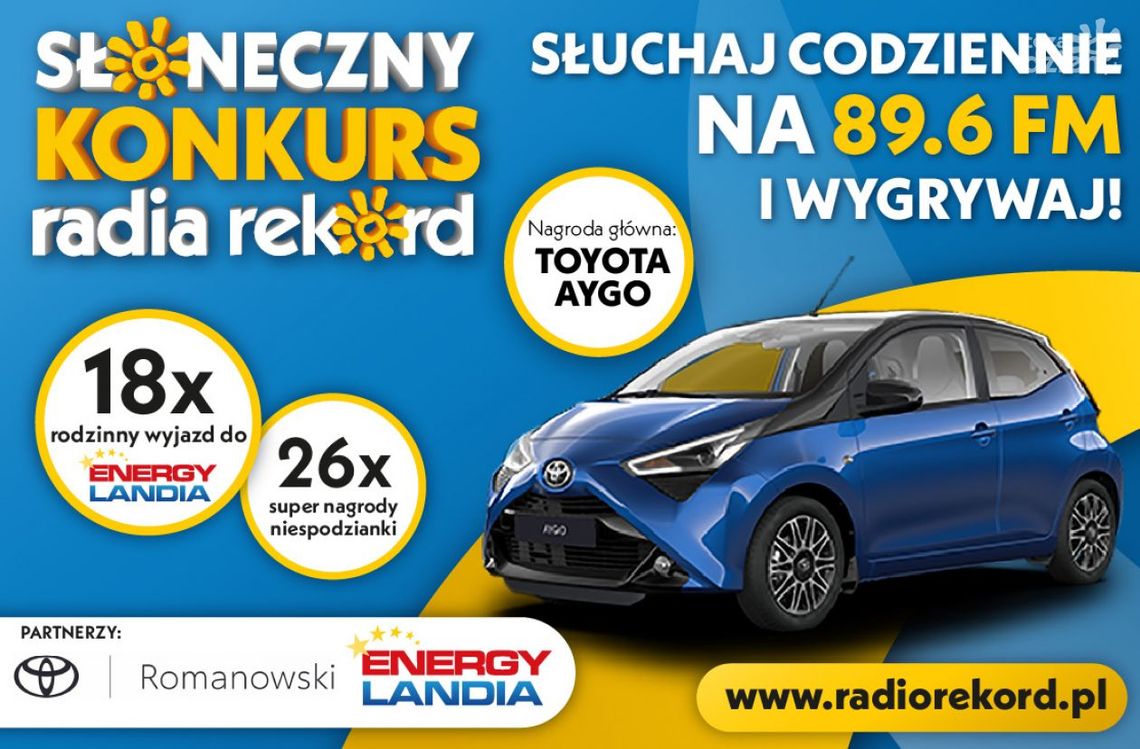 Słoneczny konkurs Radia Rekord! Słoneczny konkurs Radia Rekord!