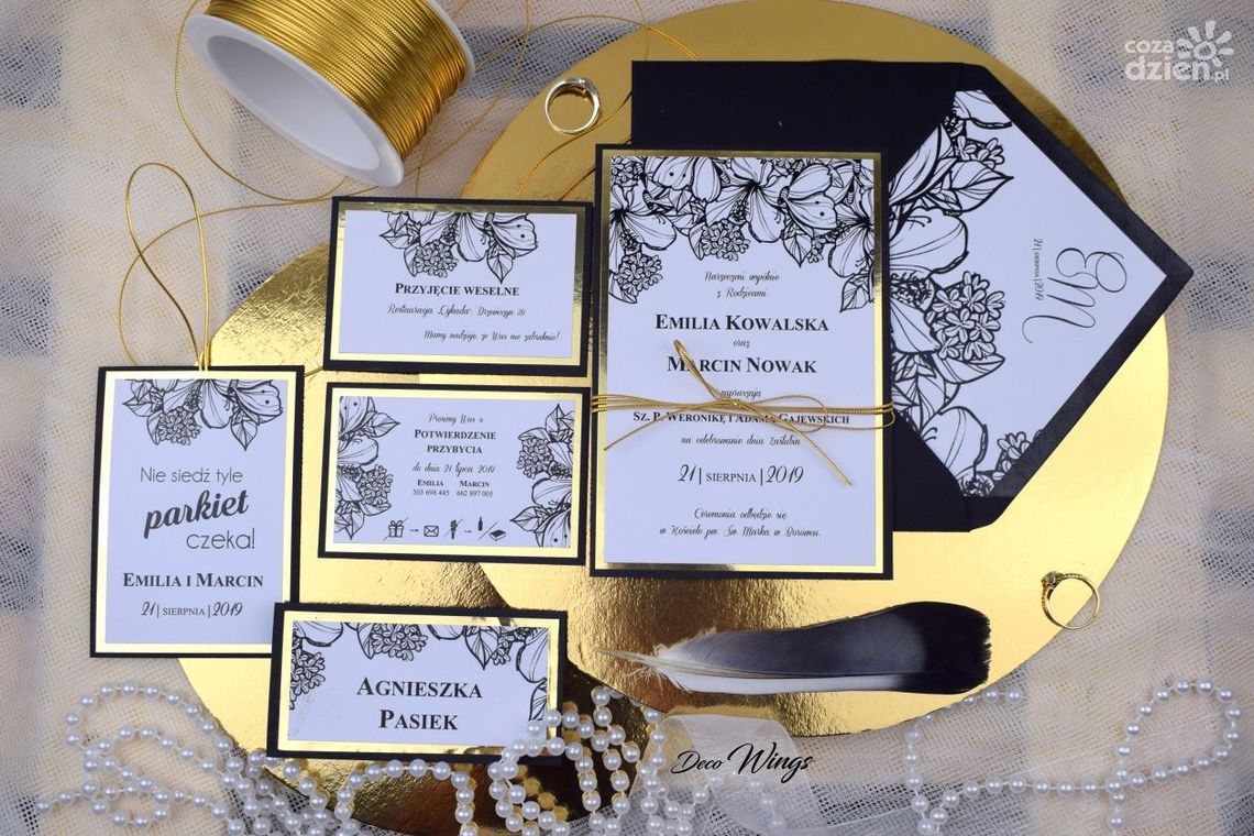 "Ślub od A do Z" - zaproszenia, zawiadomienia i prośby