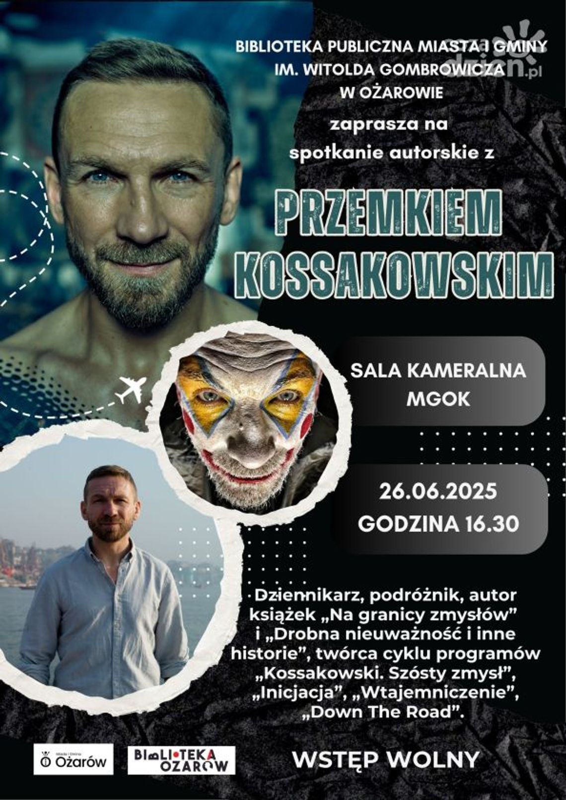 Słynny podróżnik opowie o swoich odkryciach w Ożarowie Słynny podróżnik opowie o swoich odkryciach w Ożarowie