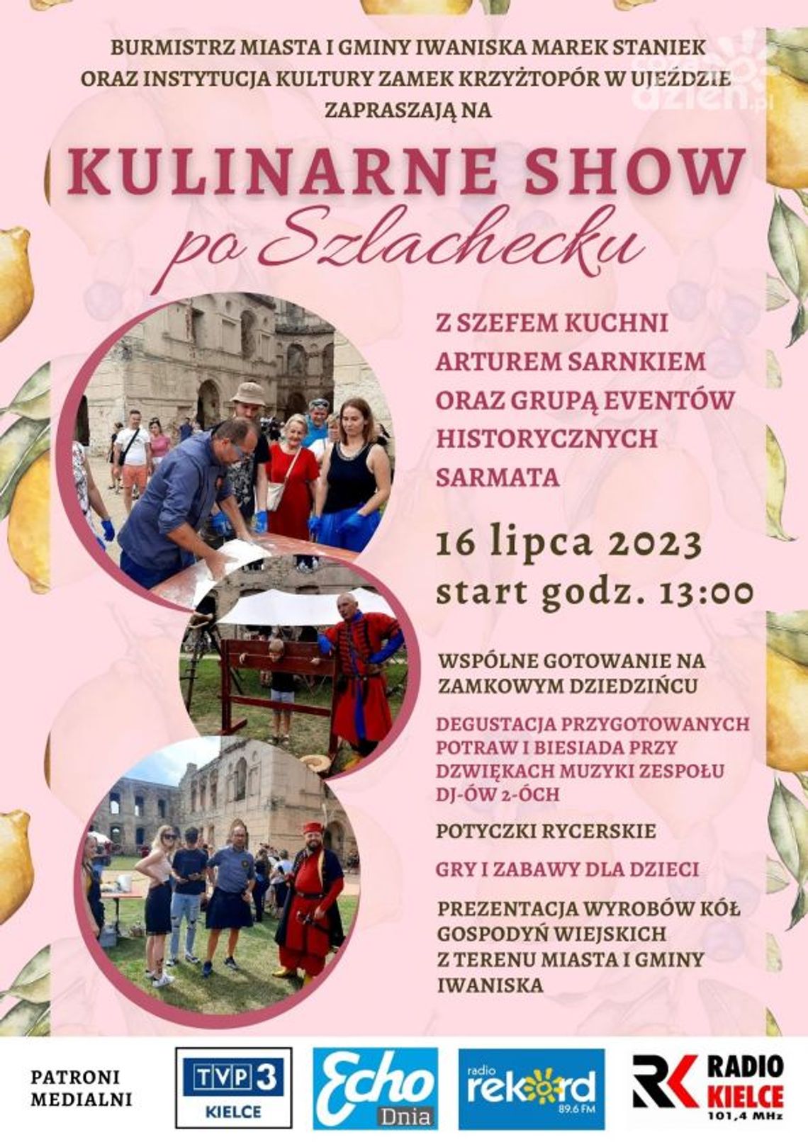 Smakosze spotkają się w zamku Krzyżtopór Smakosze spotkają się w zamku Krzyżtopór