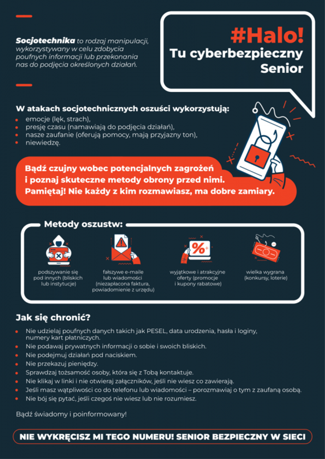 Socjotechnika a oszustwa online: w jaki sposób seniorzy mogą bronić się przed oszustami