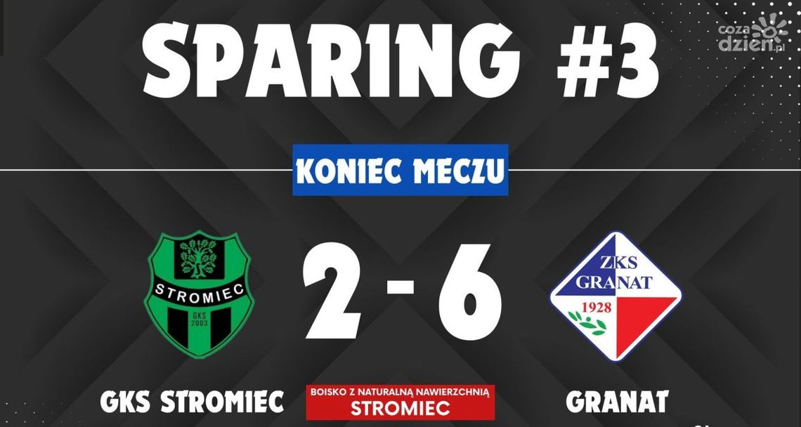 Sparingowa wygrana Granatu Skarżysko-Kamienna Sparingowa wygrana Granatu Skarżysko-Kamienna