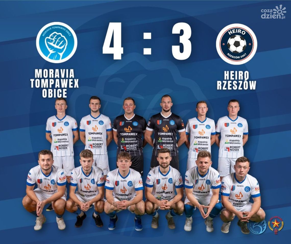 Spektakularne zwycięstwo Moravii Tompawex Obice Spektakularne zwycięstwo Moravii Tompawex Obice