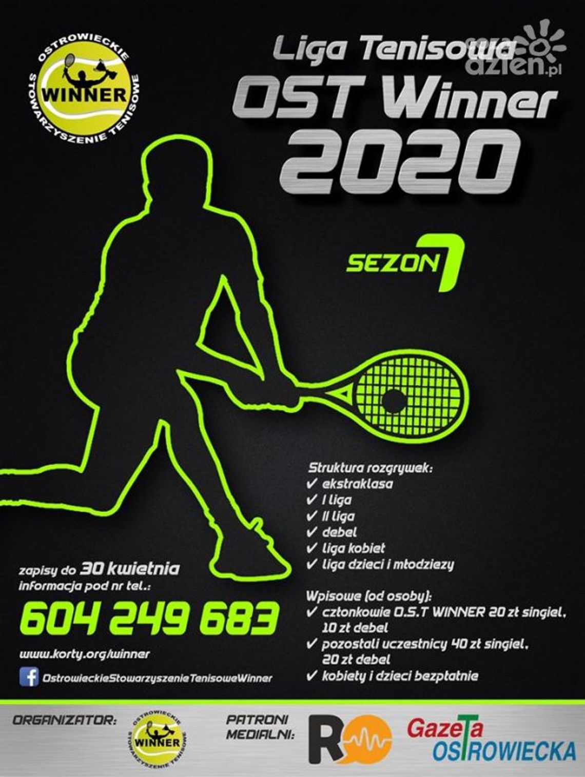 Sport się budzi - pierwszy tenis