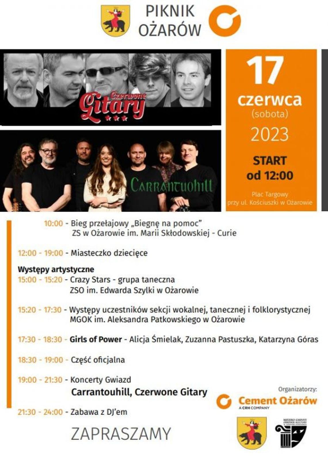 Sportowo-muzyczny piknik w Ożarowie Sportowo-muzyczny piknik w Ożarowie