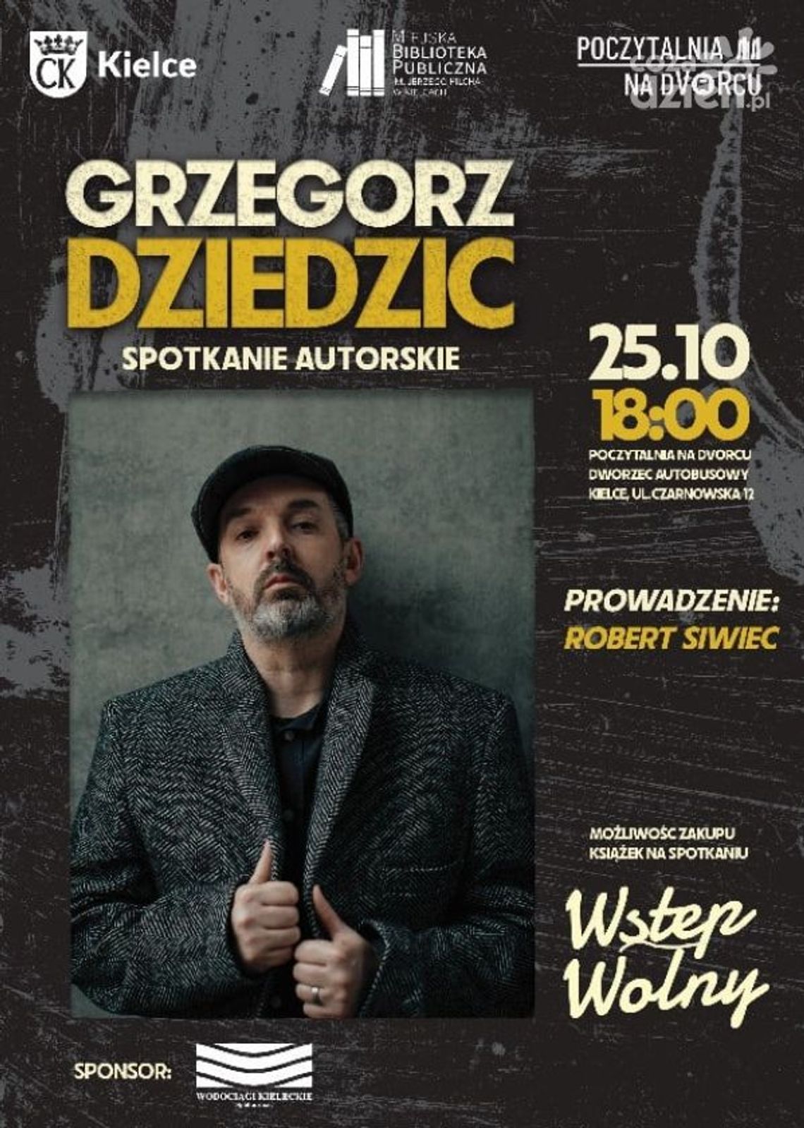 Spotkanie autorskie z Grzegorzem Dziedzicem Spotkanie autorskie z Grzegorzem Dziedzicem