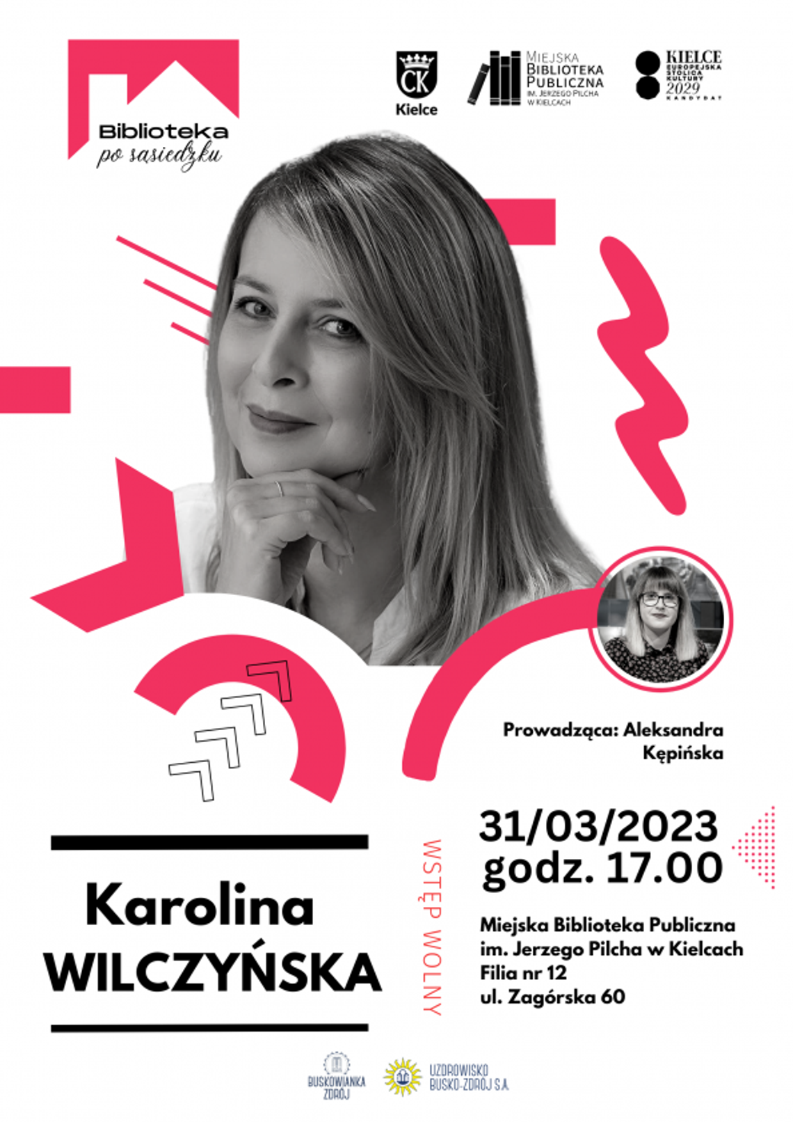 Spotkanie autorskie z Karoliną Wilczyńską Spotkanie autorskie z Karoliną Wilczyńską
