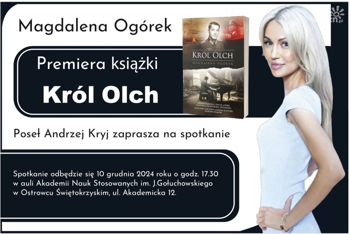 Spotkanie autorskie z Magdaleną Ogórek Spotkanie autorskie z Magdaleną Ogórek