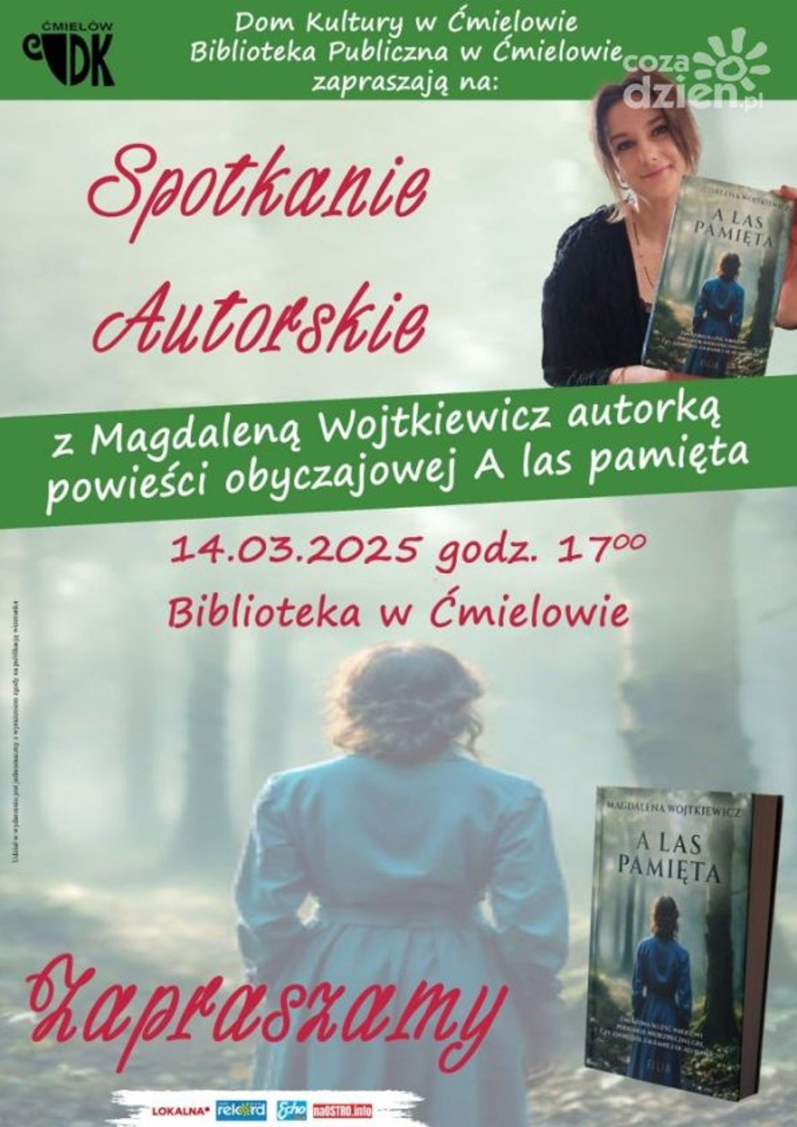 Spotkanie autorskie z Magdaleną Wojtkiewicz w Ćmielowie