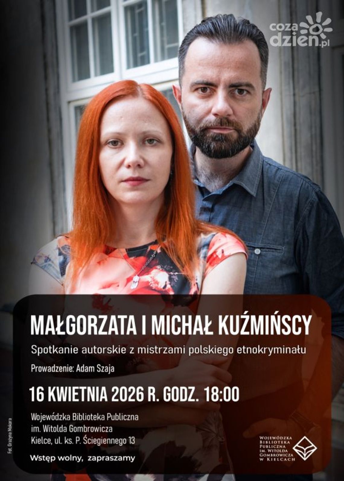 Spotkanie autorskie z Małgorzatą i Michałem Kuźmińskimi w Kielcach Spotkanie autorskie z Małgorzatą i Michałem Kuźmińskimi w Kielcach