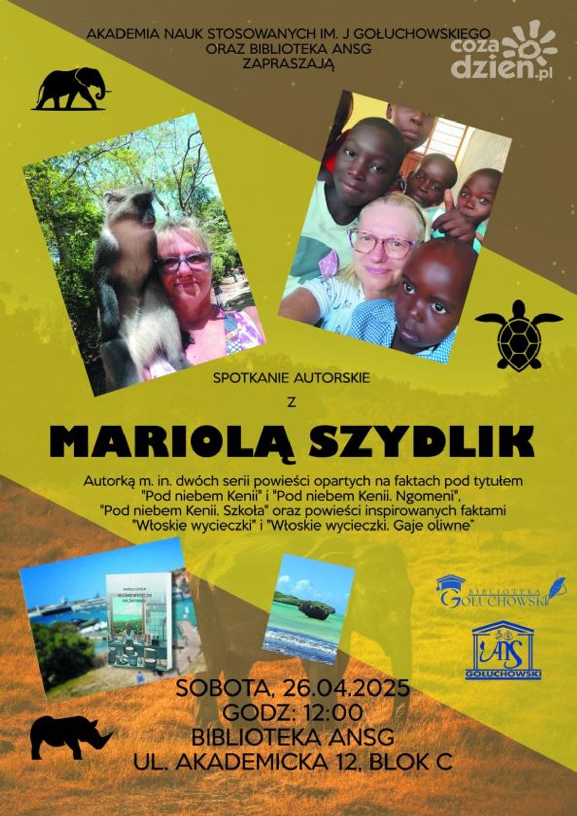 Spotkanie autorskie z Mariolą Szydlik w uczelnianej bibliotece Spotkanie autorskie z Mariolą Szydlik w uczelnianej bibliotece