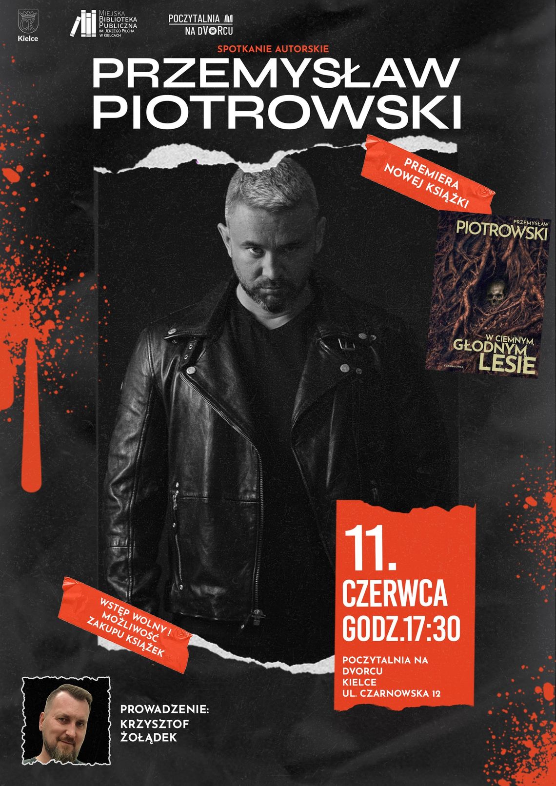 Spotkanie autorskie z Przemysławem Piotrowskim w Kielcach