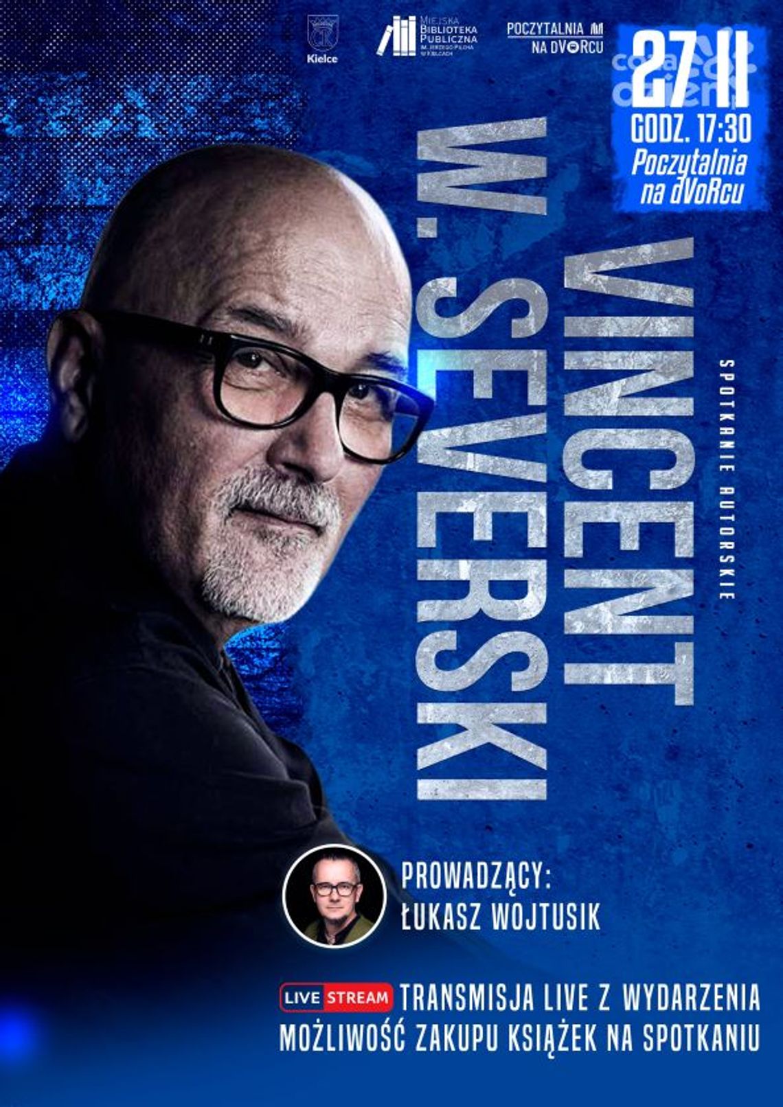 Spotkanie autorskie z Vincentem V. Severskim w Kielcach Spotkanie autorskie z Vincentem V. Severskim w Kielcach