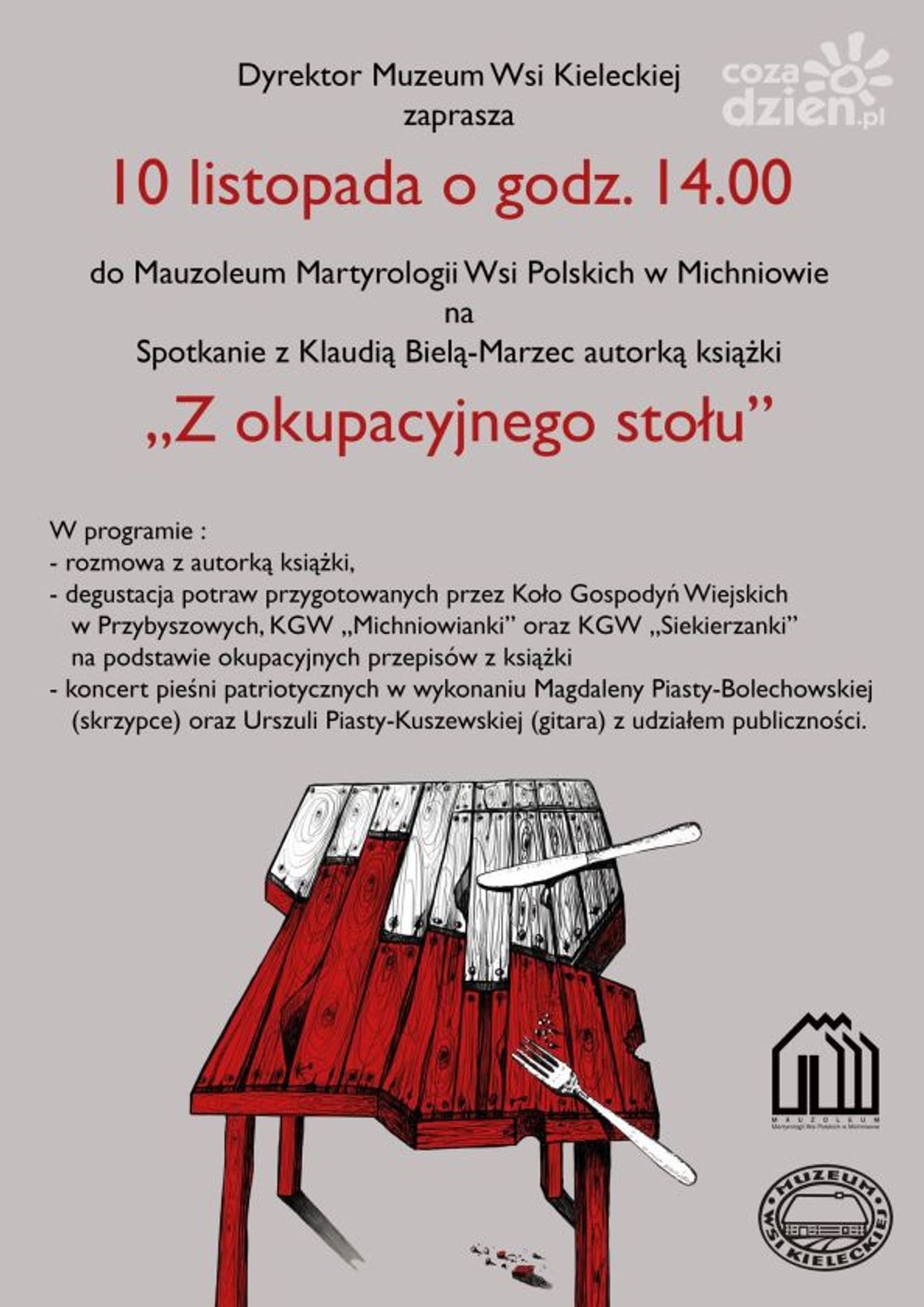 Spotkanie z autorką książki "Z okupacyjnego stołu"