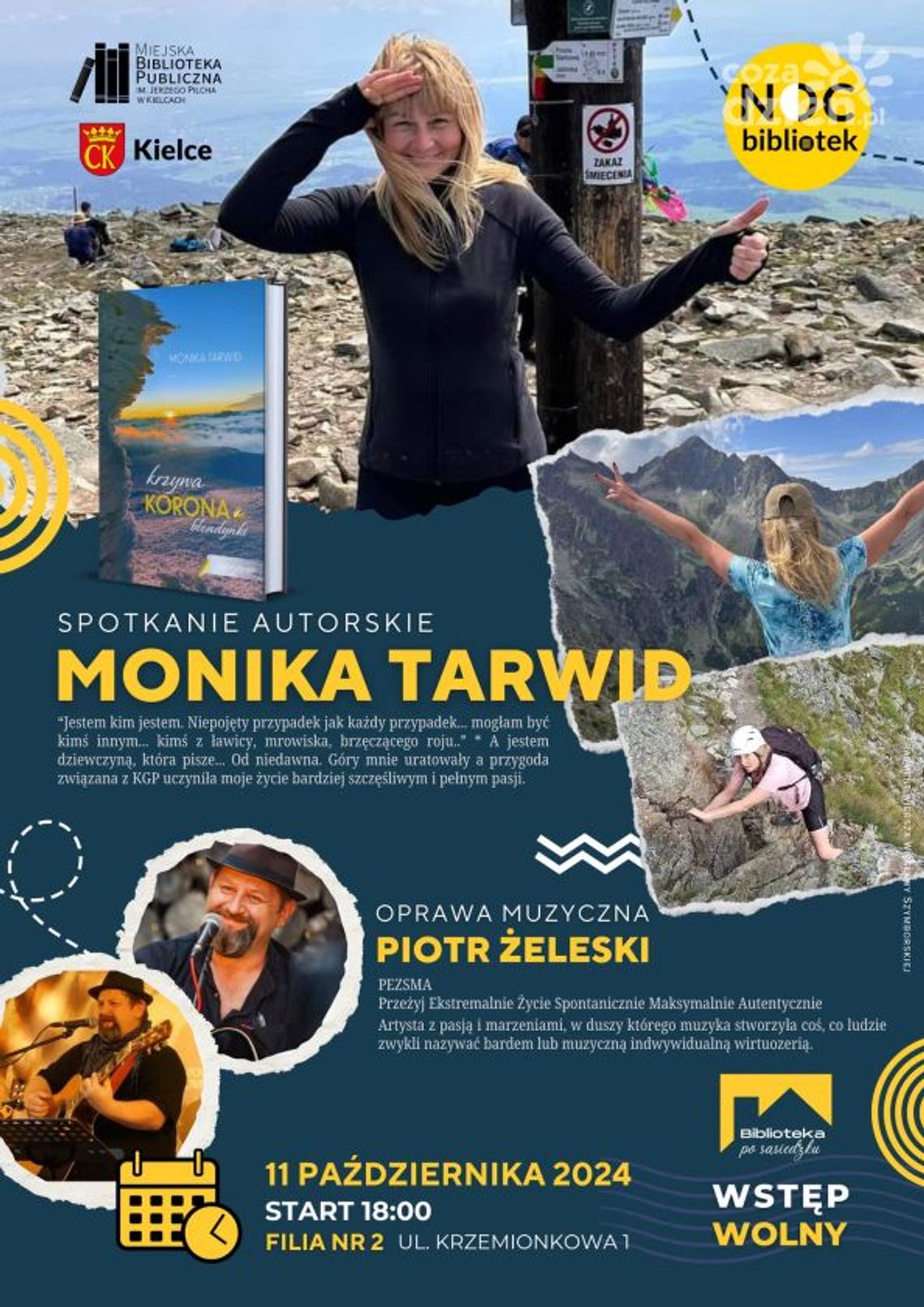 Spotkanie z Moniką Tarwid oraz Piotrem Żeleskim Spotkanie z Moniką Tarwid oraz Piotrem Żeleskim