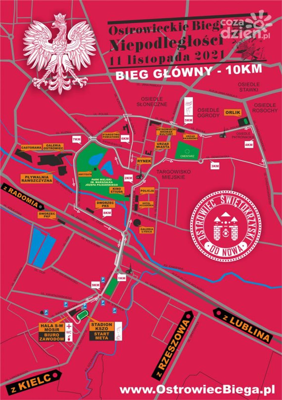 Sprawdź trasę Biegów Niepodległości!
