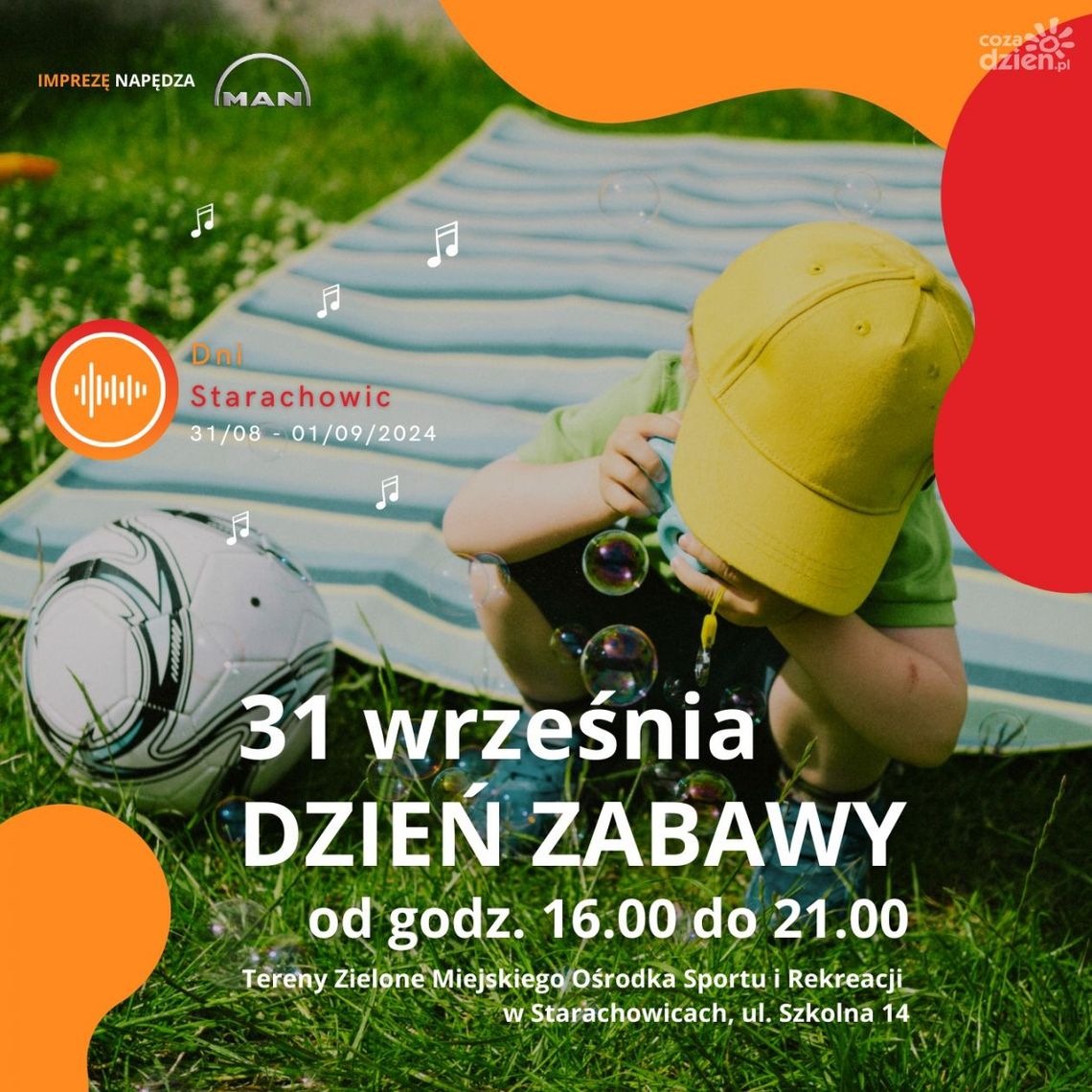Starachowice aktywnie i muzycznie kończą wakacje i świętują dni miasta Starachowice aktywnie i muzycznie kończą wakacje i świętują dni miasta