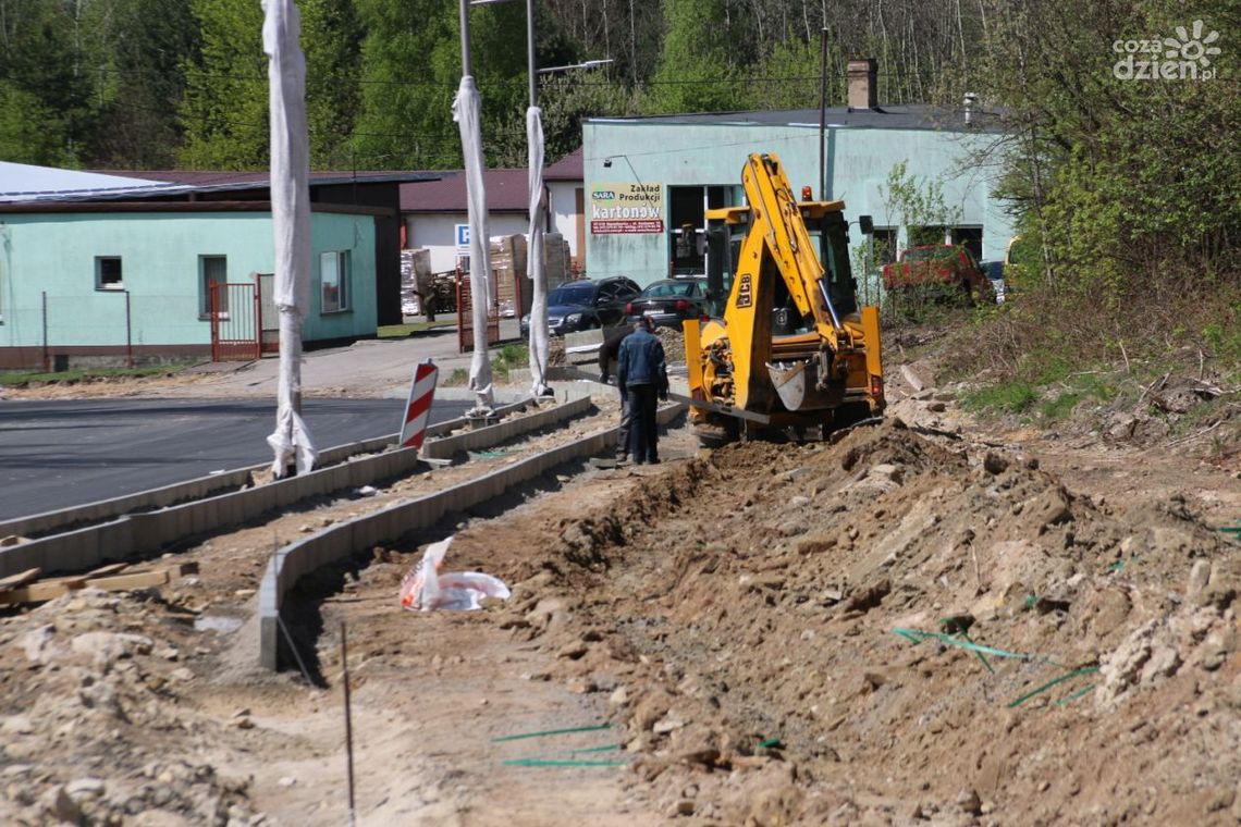 Starachowice. Ulica Krańcowa w przebudowie Starachowice. Ulica Krańcowa w przebudowie
