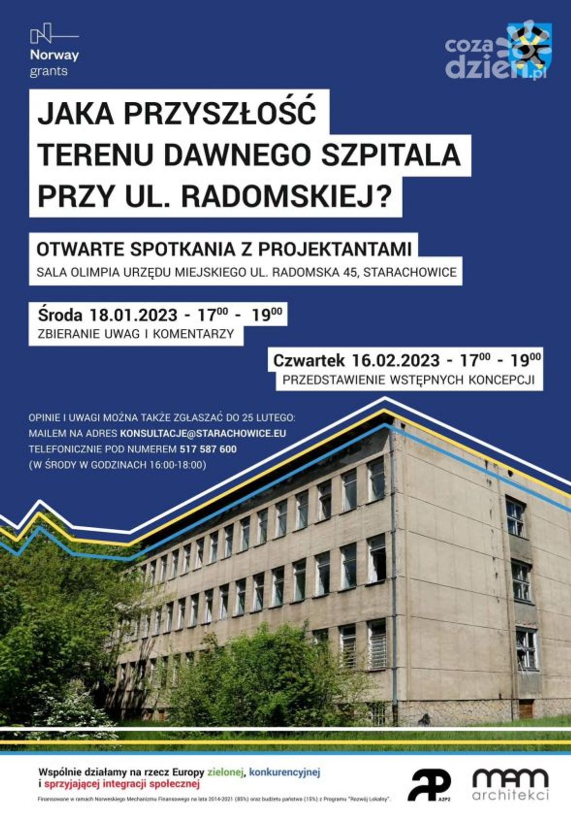 Starachowiczanie mogą decydować jak będzie wyglądało osiedle na terenie starego szpitala Starachowiczanie mogą decydować jak będzie wyglądało osiedle na terenie starego szpitala