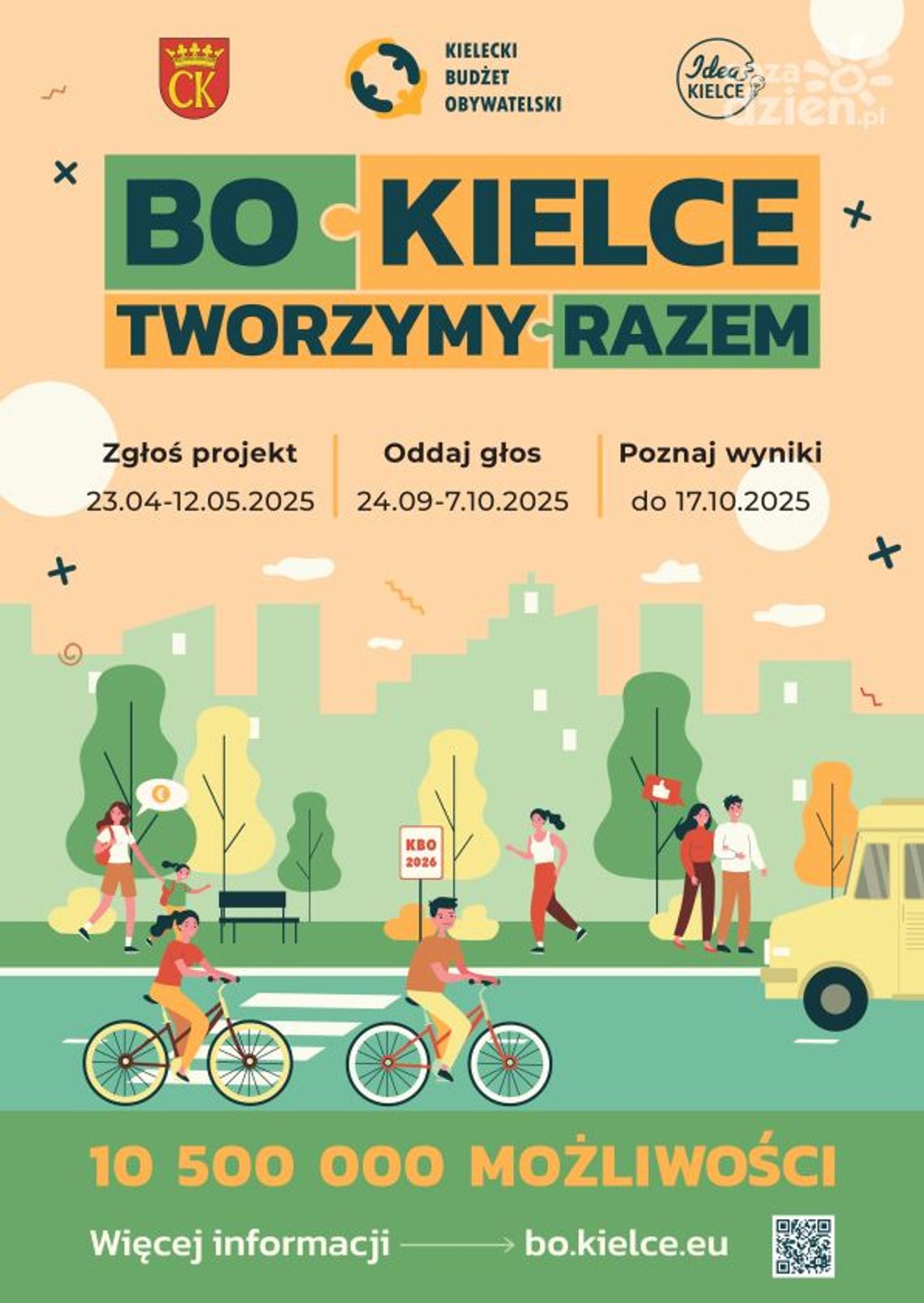 Startuje 13 odsłona Kieleckiego Budżetu Obywatelskiego Startuje 13 odsłona Kieleckiego Budżetu Obywatelskiego