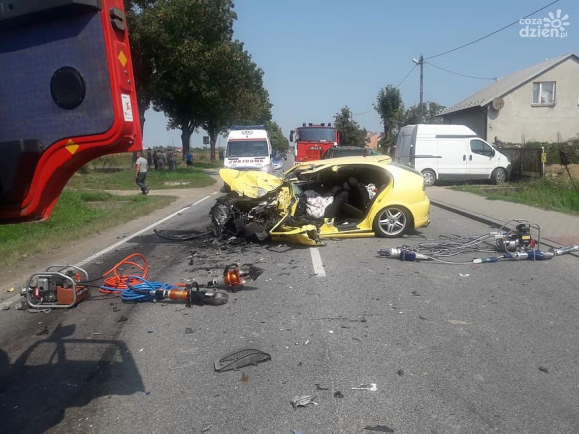 Stłuczka w Ożarowie. Zablokowana Kolejowa Stłuczka w Ożarowie. Zablokowana Kolejowa