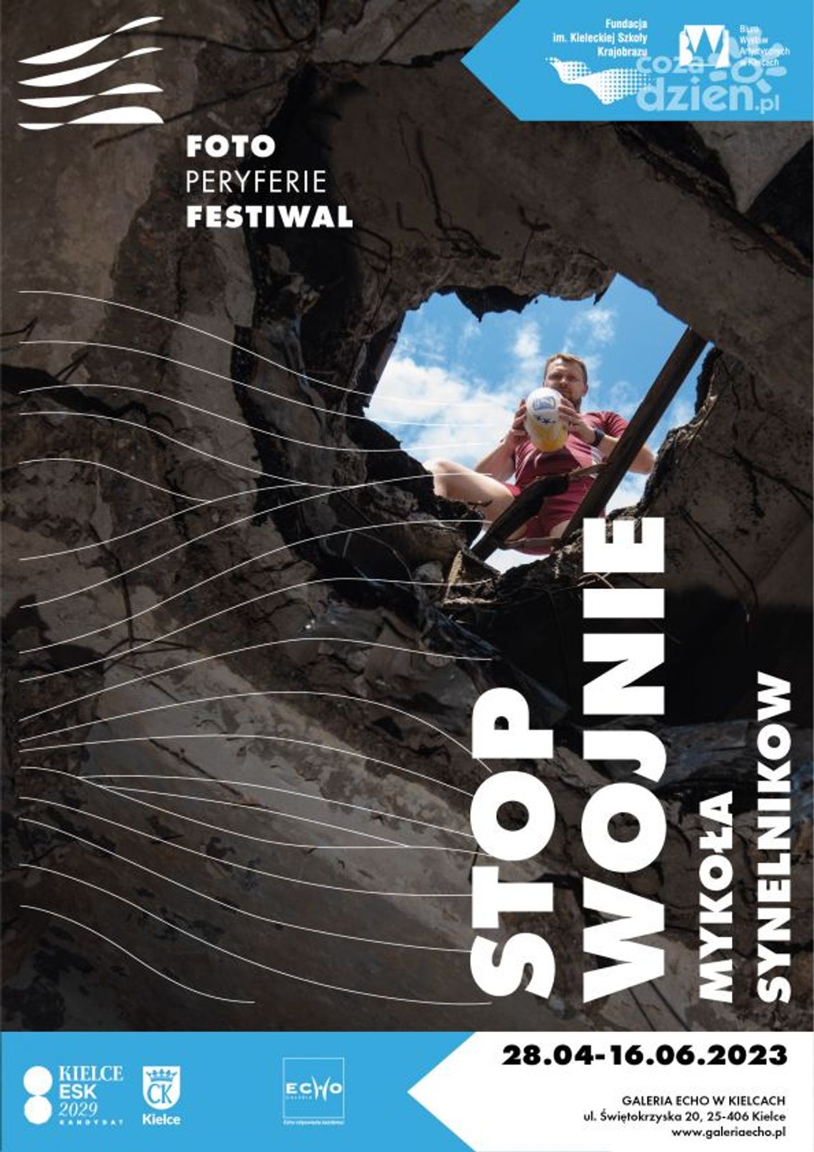 Stop wojnie - wystawa zdjęć Mykoły Synelnikowa Stop wojnie - wystawa zdjęć Mykoły Synelnikowa