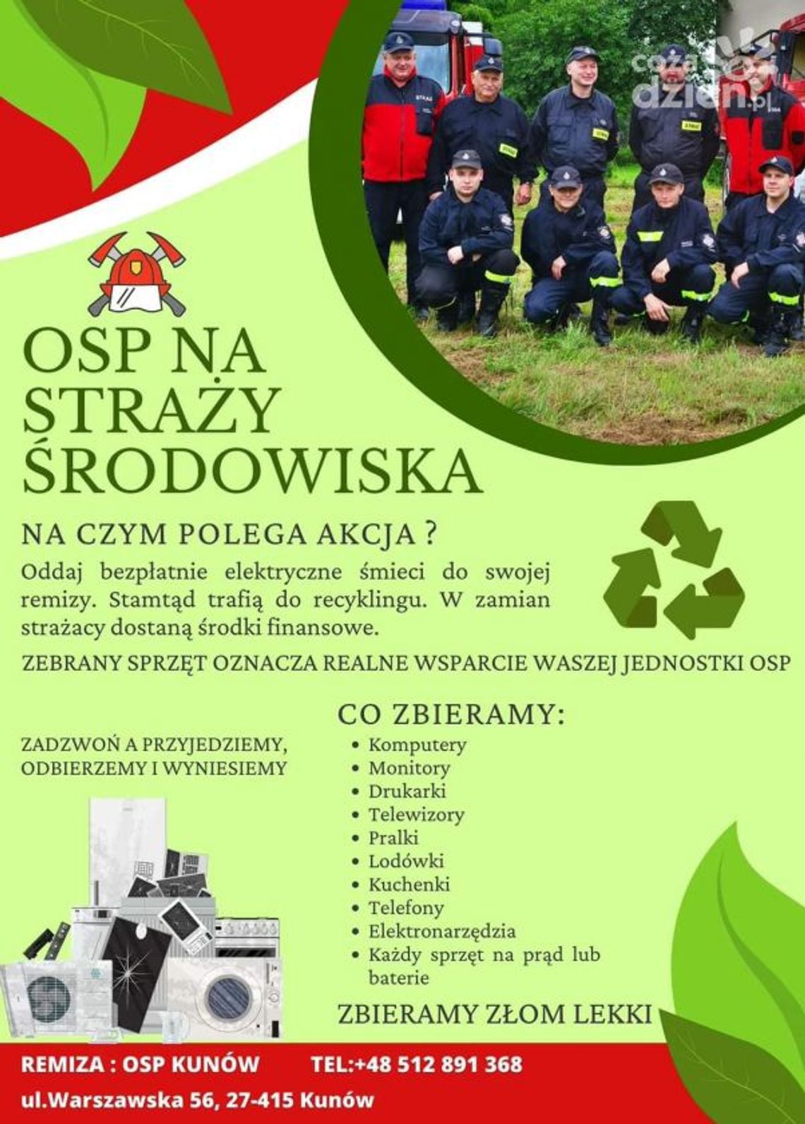 Strażacy Ochotnicy z Kunowa na straży środowiska
