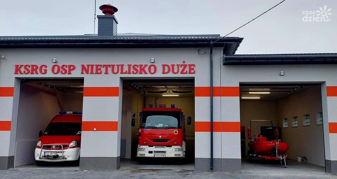 Strażacy z OSP Nietulisko Duże mają wyremontowaną remizę Strażacy z OSP Nietulisko Duże mają wyremontowaną remizę