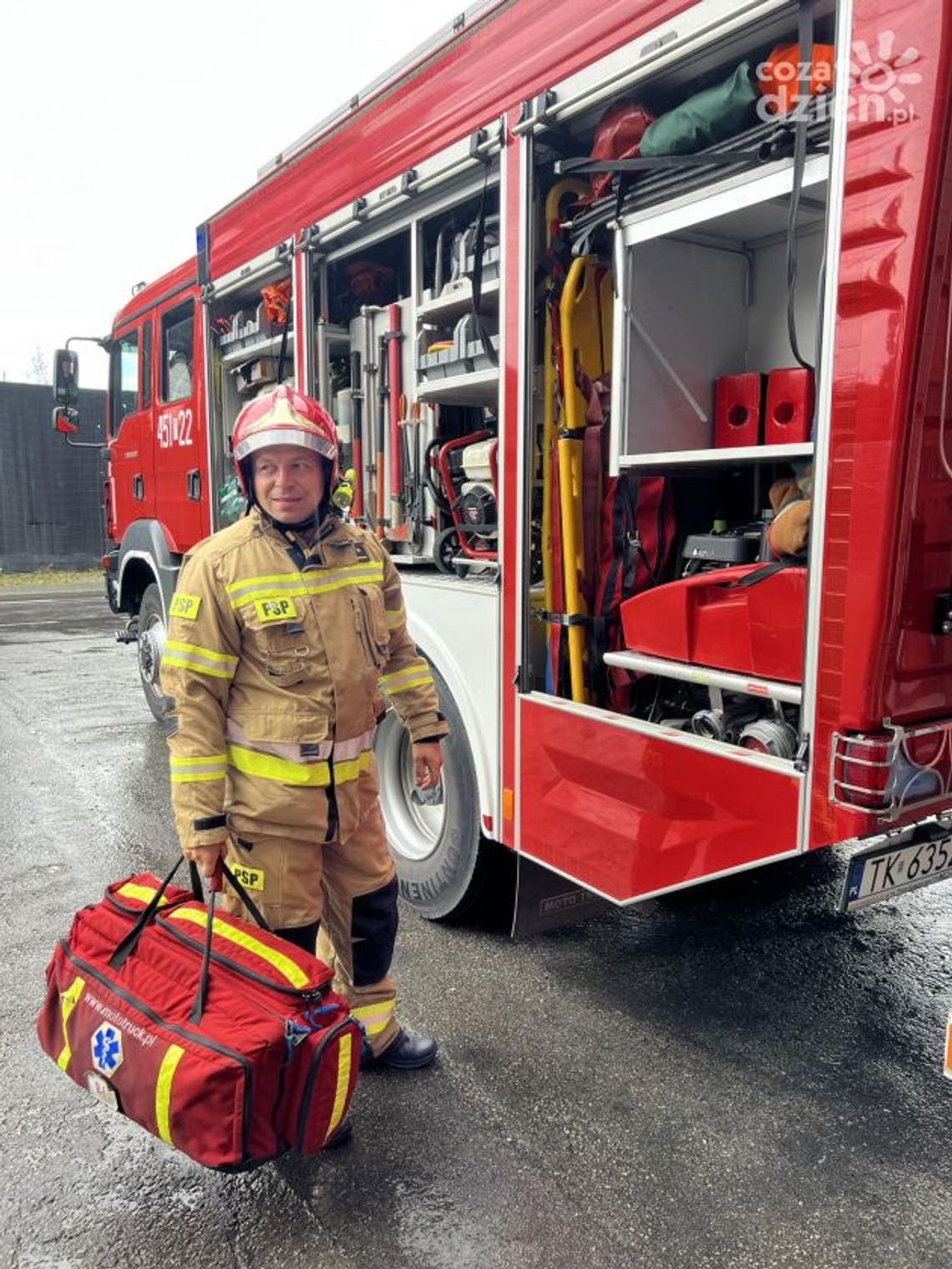 Strażakiem jest się nawet poza służbą Strażakiem jest się nawet poza służbą