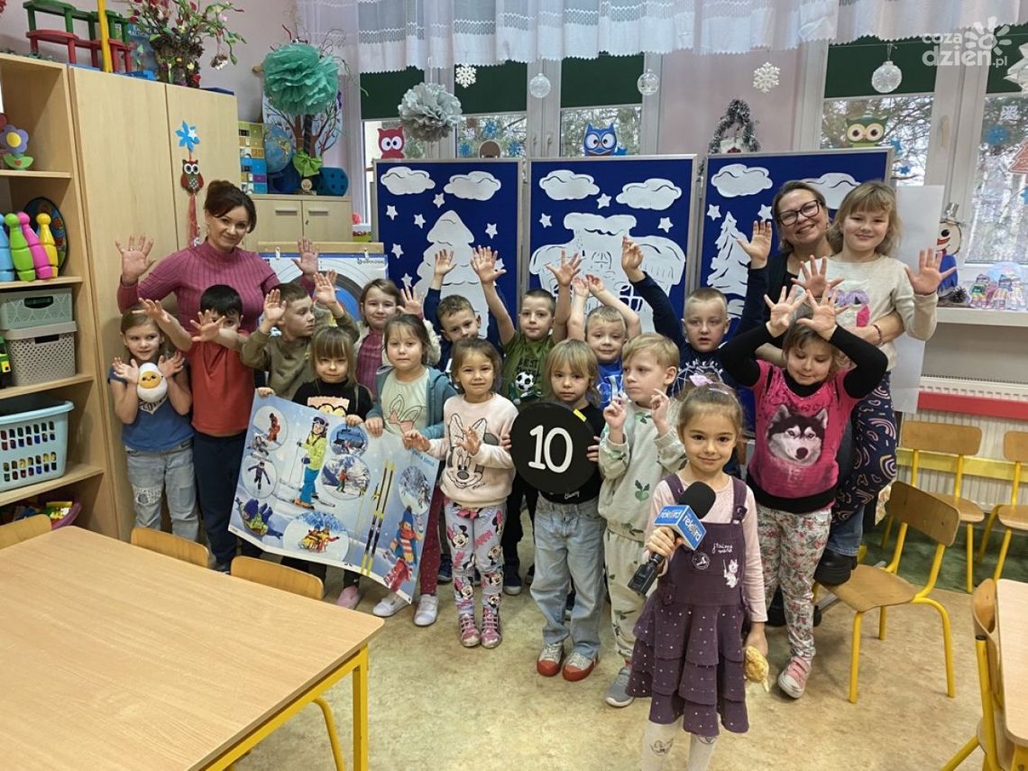 "Strzał w 10-tkę" - mali reporterzy rozmawiają o zimie