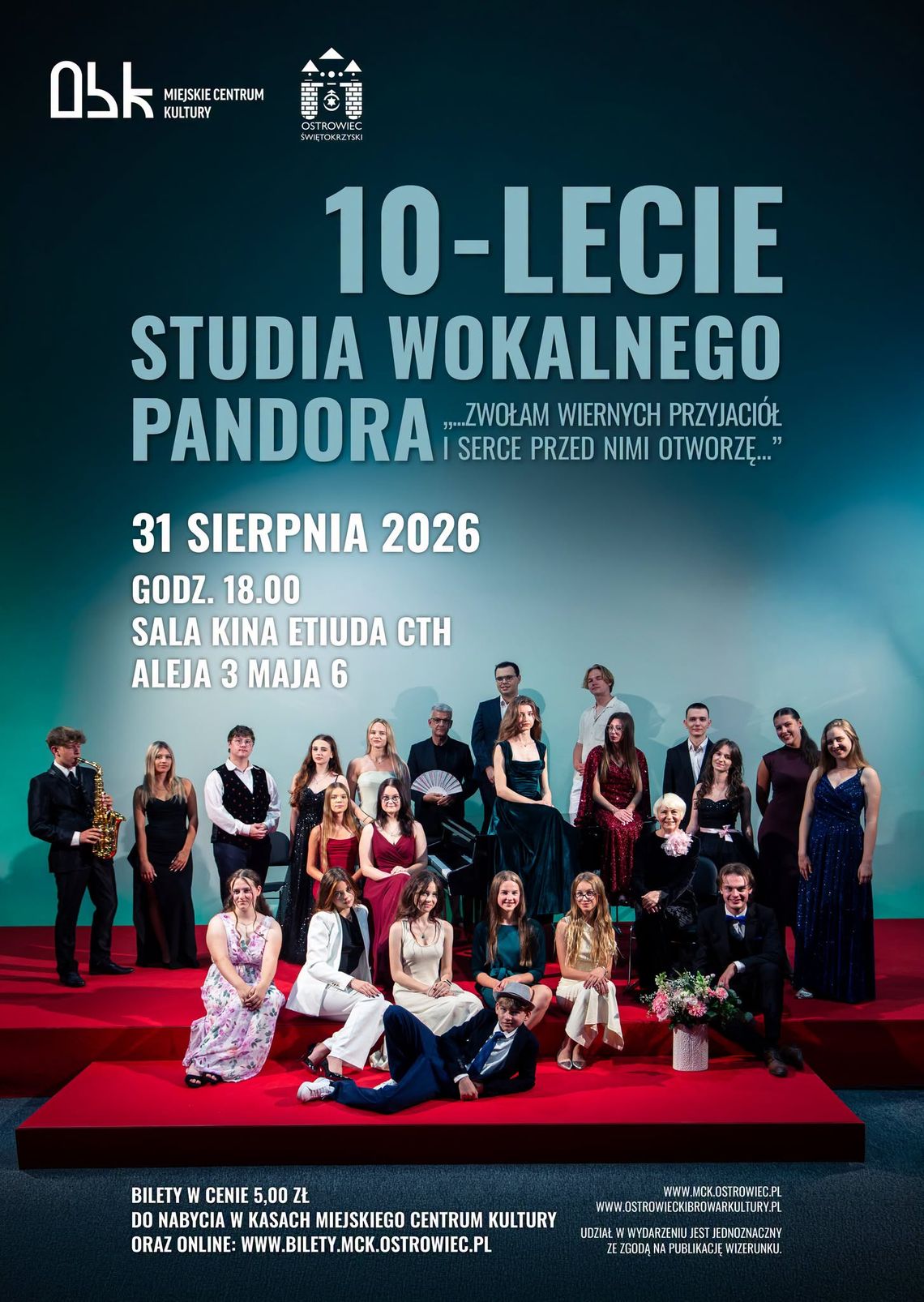 Studio Wokalne Pandora świętuje 10-lecie. Jubileuszowy koncert odbędzie się 31 sierpnia Studio Wokalne Pandora świętuje 10-lecie. Jubileuszowy koncert odbędzie się 31 sierpnia