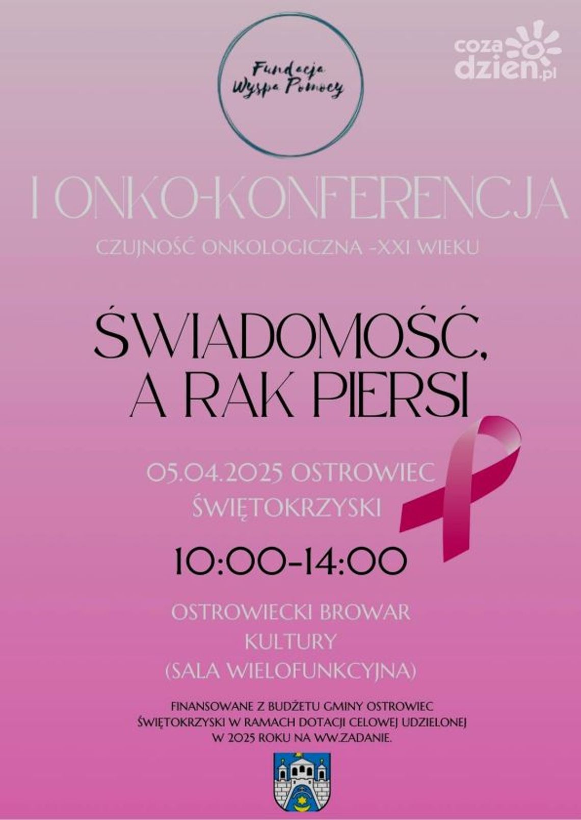 Świadomość a rak piersi. Pierwsza taka konferencja w Ostrowcu Św. Świadomość a rak piersi. Pierwsza taka konferencja w Ostrowcu Św.